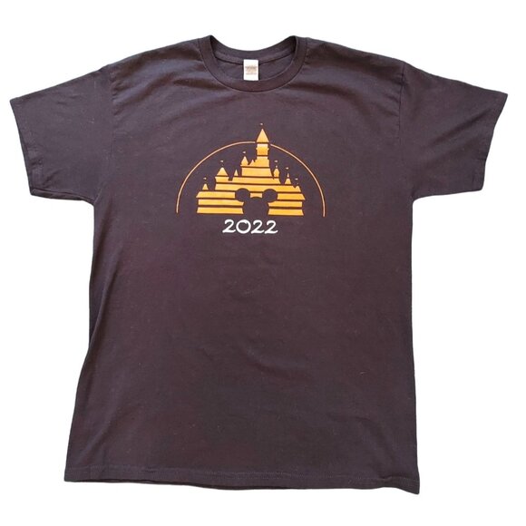 Disney Castle T-Shirt Team USA Nationals 2022 Let's Do This Graphic Shirt Size L - Picture 1 of 7
